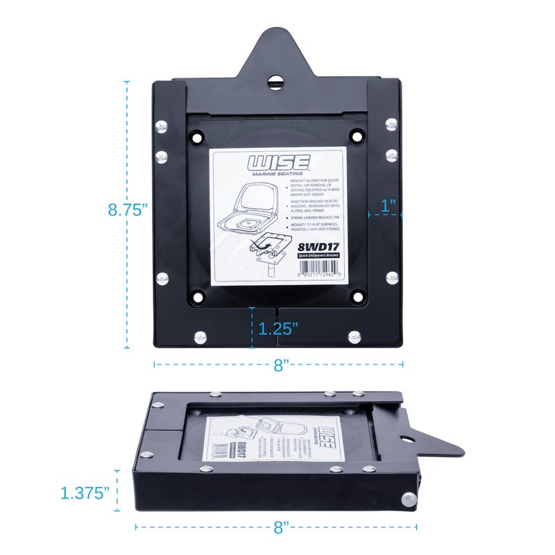 Wise 8WD17 Quick Disconnect Seat Bracket , 6-Inch - Image 4